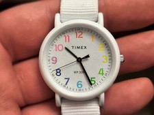 Timex weekender white for sale  UK
