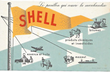 Buvard 1950s shell d'occasion  Expédié en Belgium