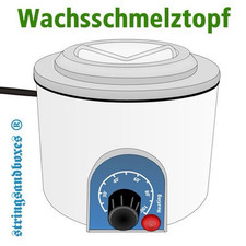 Wachstopf wachsschmelzer akkor gebraucht kaufen  Dresden