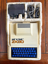 Ordenador Sinclair ZX80, muy raro, fuente de alimentación, cables y cubierta de cinta.  segunda mano  Embacar hacia Mexico