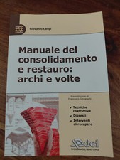 Manuale del consolidamento usato  Tivoli