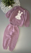 Handgestrickte baby set gebraucht kaufen  Deichhorst