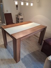 Tisch nussbaum glasplatte gebraucht kaufen Tisch nussbaum glasplatte gebraucht kaufen  Waldachtal