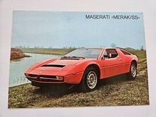Maserati merak sales for sale  NUNEATON