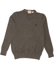Suéter masculino TIMBERLAND gola redonda grande cinza algodão QD07 comprar usado  Enviando para Brazil