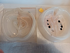 3 moldes de plástico vintage retrô giz gesso resina placa de parede maçã pimenta comprar usado  Enviando para Brazil
