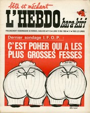 Hebdo hara kiri d'occasion  Velleron