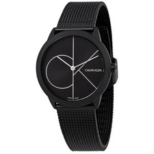 Relógio feminino Calvin Klein quartzo mínimo mostrador preto K3M5245X, usado comprar usado  Enviando para Brazil