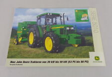 Prospectus/Brochure John Deere Tractors Series 5010 39 - 59 Kw From 10/2001 segunda mano  Embacar hacia Mexico