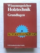 Wissensspeicher holztechnik gr gebraucht kaufen  Burgstädt