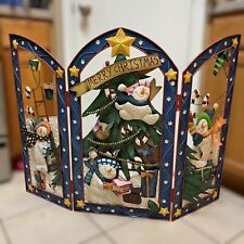Christmas fireplace screen for sale  Corpus Christi