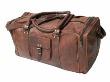 Bolsa de viagem masculina vintage de couro real bolsa de viagem S bolsa esportiva de ginástica nova comprar usado  Enviando para Brazil