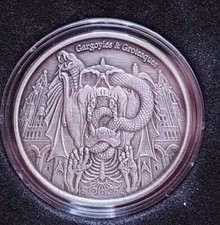 Gárgulas e grotescos 2017 1 Oz prata 1000 francos Chade DECAY/Darth Vader  comprar usado  Enviando para Brazil