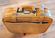 Vintage beiger kunstleder gebraucht kaufen  Eckental