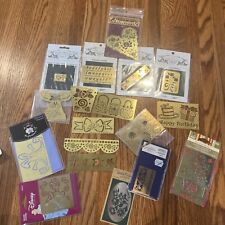 Dry embossing stencils for sale  Lyndhurst