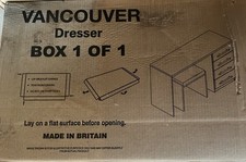 Vancouver dresser drawers for sale  WELLINGBOROUGH
