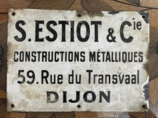 Plaque émaillée ancienne d'occasion  Labergement-lès-Seurre