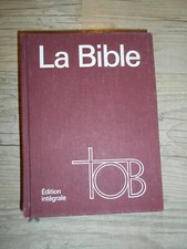 Bible tob edition d'occasion  Gap