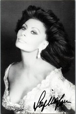 Foto assinada por Sophia Loren - 4x6 - com envelope para ventilador - PH1  comprar usado  Enviando para Brazil