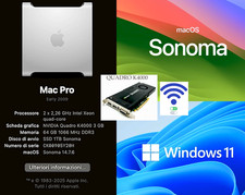 Macpro5.1 8core 64gb usato  Italia
