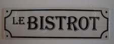 Plaque porte bistrot d'occasion  Jeumont