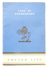 Passagierliste legendären que gebraucht kaufen  Bad Doberan-Umland