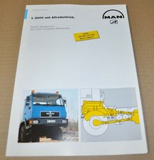 2000 MAN L 2000 4x4 Allard Truck Brochure Prospekt na sprzedaż  PL