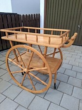 Servierwagen holz fahrbar gebraucht kaufen  Feucht