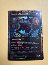 LÁMINA SECRETA INGLESA Roedores de tamaño inusual Magic The Gathering segunda mano  Embacar hacia Mexico