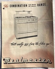 Usado, 1940's Mealmaster Combinado Forno Fogão Publicidade Phamplet comprar usado Usado, 1940's Mealmaster Combinado Forno Fogão Publicidade Phamplet comprar usado  Enviando para Brazil