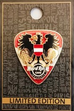 Broche palheta guitarra Hard Rock Cafe INNSBRUCK ano 2017 3D Black Eagle, usado comprar usado  Enviando para Brazil