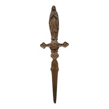 Antico tagliacarte madonna usato  Roma