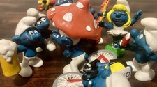Vintage smurf figurines for sale  Cochranville