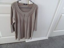 Ladies beige top for sale  PETERLEE