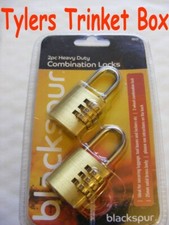 Combination luggage lock for sale  DUNOON