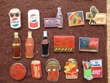 Usado, lot de pin's sur les logos Pepsi et Coca Cola comprar usado  Enviando para Brazil