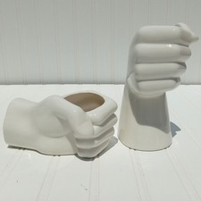 Pair white hands for sale  Chatsworth
