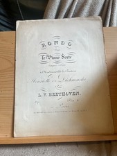 Beethoven rondo piano d'occasion  Rennes