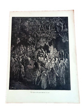 Gustav dore engraving for sale  WALSINGHAM