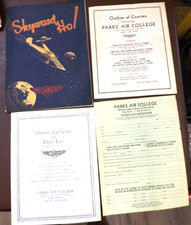Antigo 1931 Parks Air College St. Louis Il Folheto Catálogo Avião Piloto Lindbergh comprar usado  Enviando para Brazil