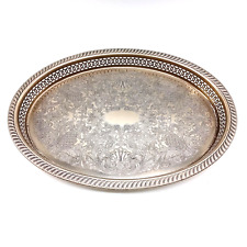 Silver plated oval for sale  MIRFIELD