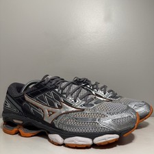 Tênis esportivo acolchoado Mizuno Wave Creation 19 laranja cinza masculino tamanho 11 comprar usado  Enviando para Brazil