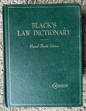 Blacks law dictionary for sale  Cooks