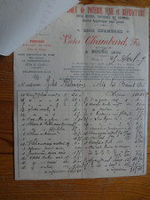 Bourg invoice receipt d'occasion  Expédié en Belgium