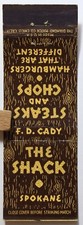 Shack f.d. cady for sale  Jerome
