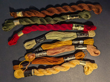 Stickgarn stränge farben gebraucht kaufen  Pulheim