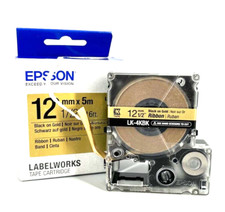 Cartucho de fita Epson LabelWorks 12mm preto sobre ouro LK-4KBK C53S654235 ❤️️✅❤️️✅ comprar usado  Enviando para Brazil