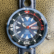 Relógio de pulso Seiko PADI SRPA83JC automático 200M mostrador azul edição especial mergulhador comprar usado  Enviando para Brazil