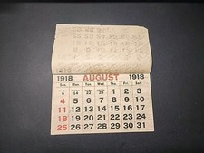 1897 1918 calendar for sale  Hillsborough