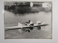 Foto impressa década de 1980 Gino Watkins Arctic Explorer caiaque caça 1932 vintage imprensa comprar usado  Enviando para Brazil